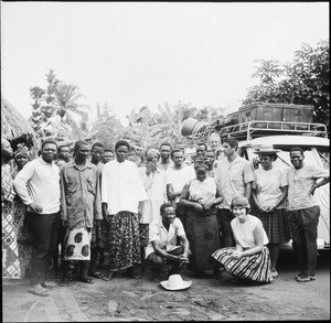 The team of the Action Apostolique Commune in a village