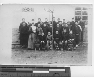 A Sister with Chinese catechists in China