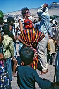 Danish Missionary Gerda K. Larsen and Mohammed Ali Murshid from the congregation in Aden