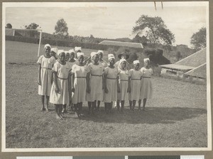 School boarders, Chogoria, Kenya, 1937