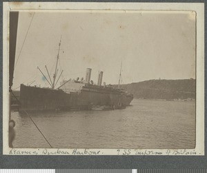 Empress of Britain, Durban Harbour, Durban, South Africa, July 1917