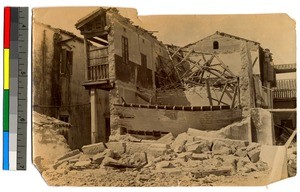 Earthquake destruction, Guangdong, China, ca.1913-1923