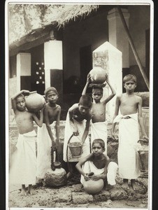 Children from the boarding school in Paraperi