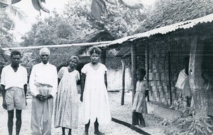 A native minister and his family