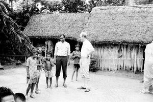 Bangladesh Lutheran Church/BLC, September 1991. Bishop Julius Paul from ELCM, Malaysia and Secr