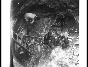 Digging for the building of a road