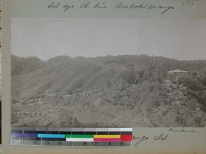 View of Ambohimanga town from the Mission Station, Ambohimanga, Madagascar, ca.1908