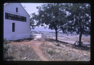 buildings and church, possibly Iglesia de Cristo