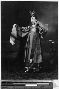 Korean dancer, Korea, ca. 1920-1940