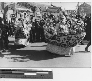 Lunar New Year celebration at Fushun, China, 1939