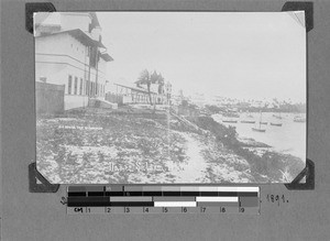 Houses at the harbour, Dar es Salaam, Tanzania, 1891