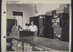 Kumase, motor department (H. Heizmann)