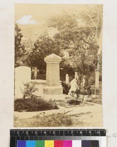 Missionary grave, Shantou, China, ca. 1895