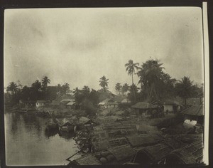 Negombo River near Colombo. Native craft. Colombo, Ceylon, 1910