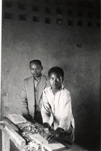 Workshop of the mission school in Fenoarivo, close to Antananarivo, in Madagascar