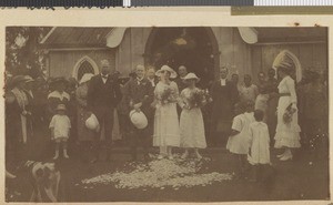 Wedding of Dr Jones, Kikuyu, Kenya, 12 August 1920