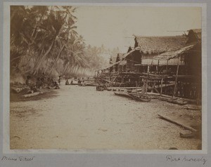 View along Maine Street, Port Moresby, Papua New Guinea, ca. 1890