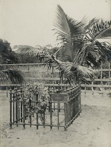 Tomb of Edouard Lantz, in Cap Lopez, Gabon