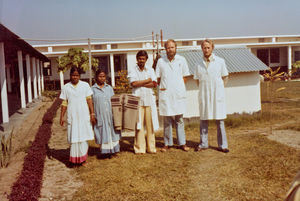 Danish Bangladesh Leprosy Mission/DBLM, Nilphamari, February 1979. DSM Missionaries, Iver Viftr