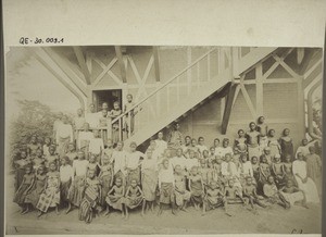 Christaller's pupils in Bonamandone, Cameroon