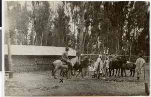 Going haymaking, Addis Abeba, Ethiopia, 1928