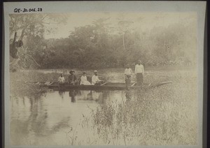 Autenrieth, brother Keller and brother Keller's first wife on the River Abo