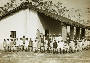 Group of boys, India, ca. 1920