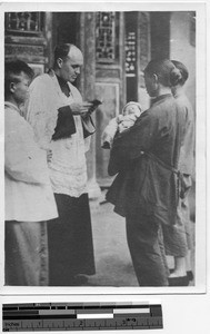 Maryknoll Father in Soule, China, 1932