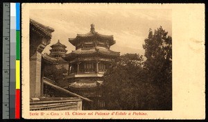 Palace building with porches, Beijing, China, ca.1920-1940