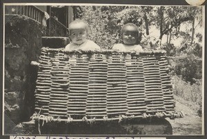 Two Chagga orphans, Tanzania