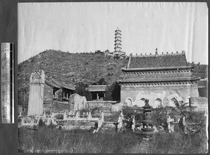 Temple at summer palace, Beijing, China, ca.1870-1880