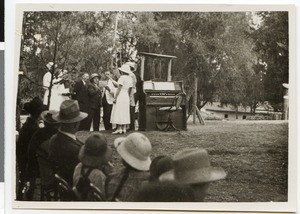 Church choir on the mission festival, Addis Abeba, Ethiopia, 1938