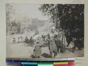 A dance before circumcision takes place, Bejangoa, Morombe, Madagascar, 1927(?)