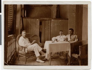 Missionaries under quarantine, Djibouti, 1928