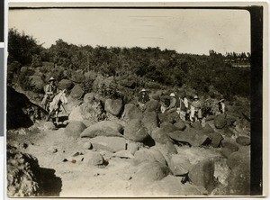 German riders in the highlands, Ethiopia, ca.1928