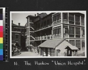 Exterior view of Union hosptial, Wuhan, China, ca. 1937