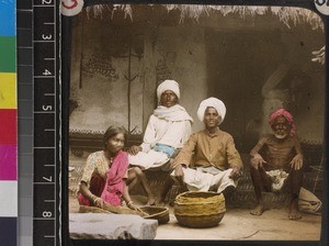 A Christian family, Andhra Pradesh, India, s.d