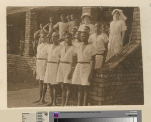 Medical staff, Mihecani, Mozambique, ca.1925