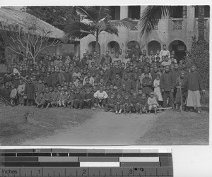 Christmas at the mission in Dongzhen, China, 1921