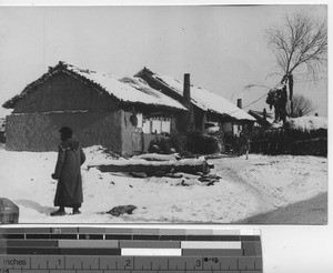 A typical Chinese house at Hebei, China, 1928