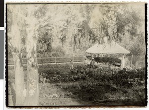 Garden of the mission station Harmshusen, Adis Abeba, Ethiopia, ca.1938-1940