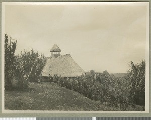 Original mud and wattle church, Chogoria, Kenya, ca.1924