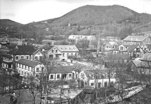 Mission Station in Antung, Manchuria. Approximately 1940. Here were among others well-developed