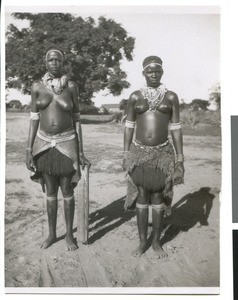 Two girls after bojadi, South Africa