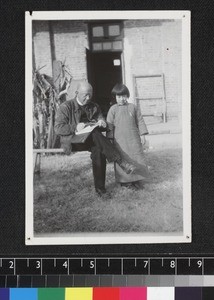 H.B. Rattenbury with Chinese girl, China, 1947