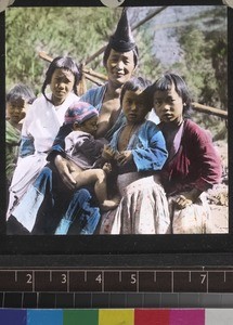 Miao mother and children, south west China, ca. 1949