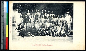 Students at the mission school, Madagascar, ca.1920-1940