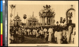 Processional floats, India, ca.1920-1940