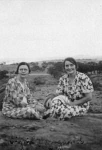 Missionaries Sigrid Dalsgaard and Anna Pedersen ca. 1937