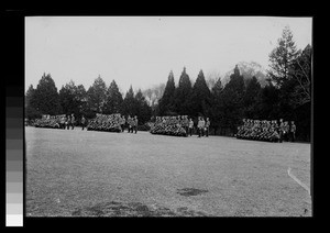 Military drill exercises at St. John's College, Shanghai, China, ca.1890-1900